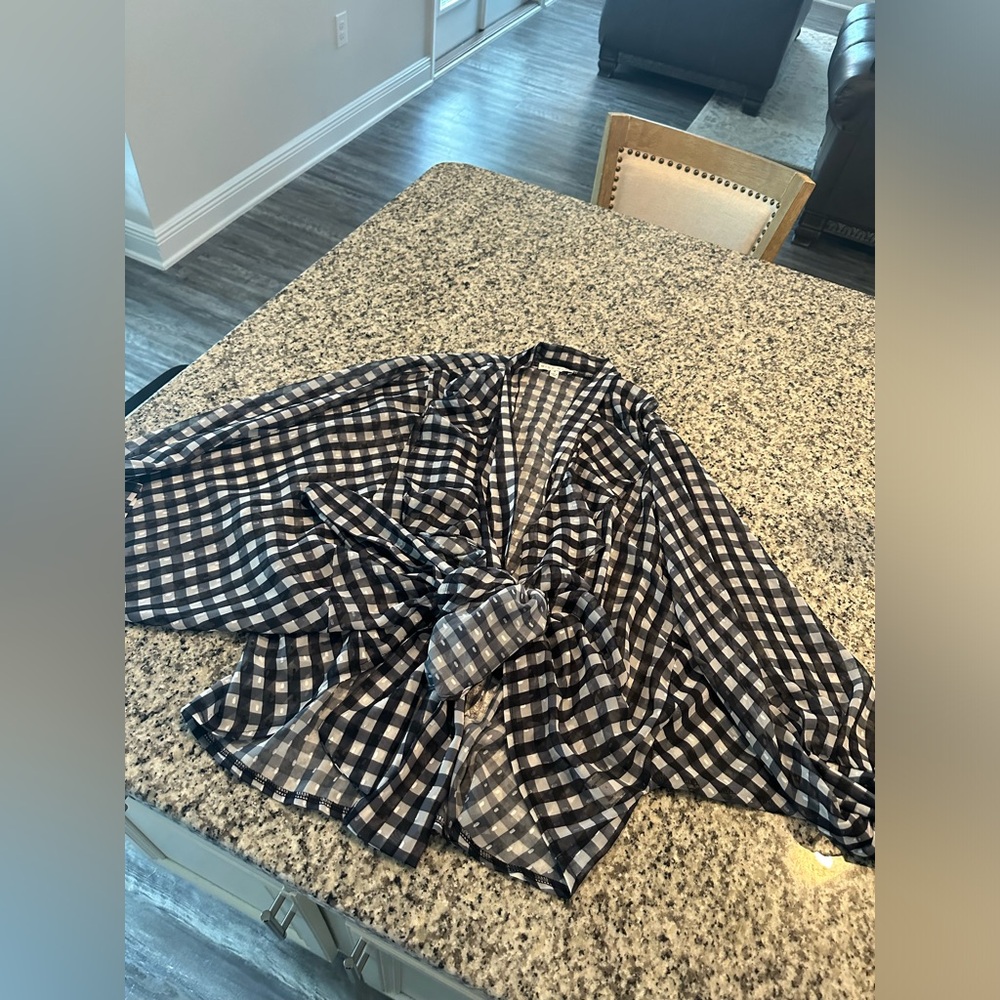 Tie wrap blouse
